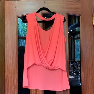 BCBGMAXAZRIA Nicoleta Double Strap Wrap Top